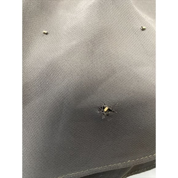 Cache Beaded Olive Green Metallic Semi Sheer Lined Body Con Prom Dress 6 - Picture 14 of 15